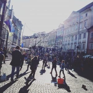 Festival de bulles dans le centre ville de Ljubljana