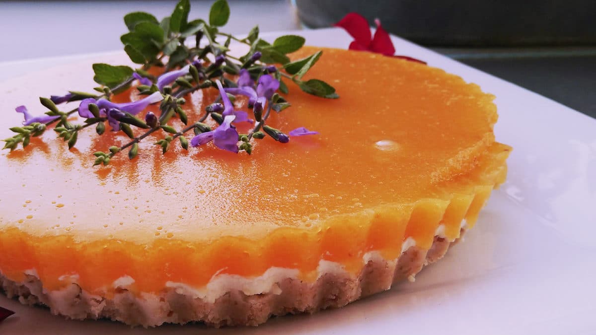 recette tarte miroir crue