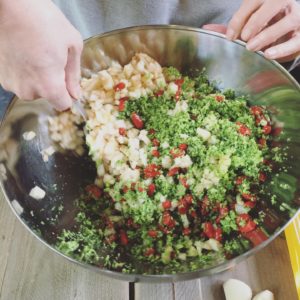 taboulé brocoli légume cru recette cuisine crue crusine végétal végétarien végétarisme cuisine saine naturopathie naturopathe